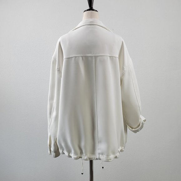 KENSIE crepe blouson jacket Sz S - Picture 7 of 12